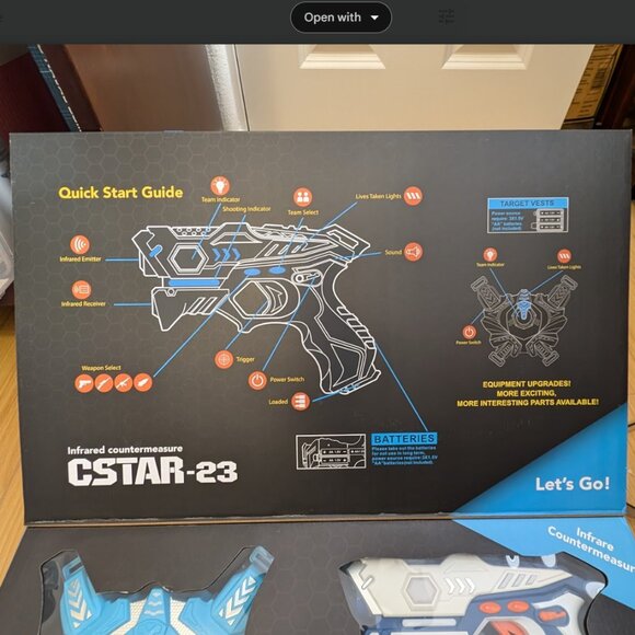 Toy Infrared ("laser" tag) multiplayer set - Picture 3 of 4